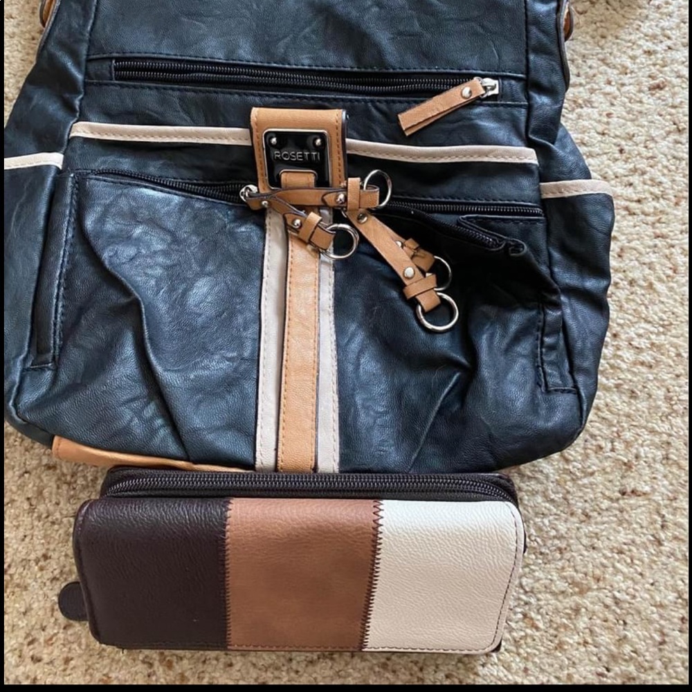 Rosetti Handbag And Matching Wallet - image 1